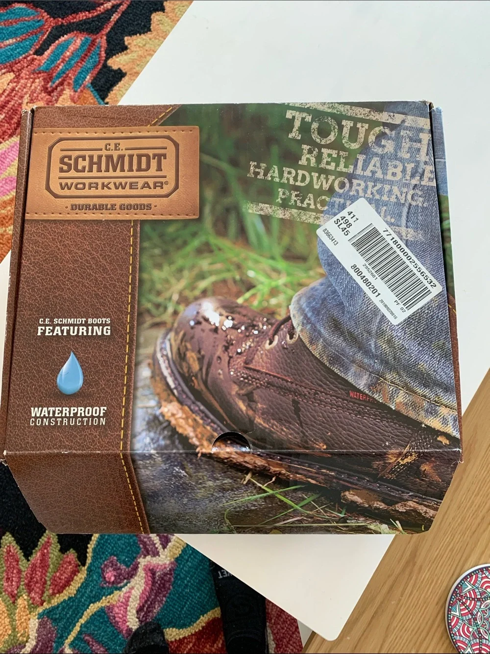 C.E. Schmidt Workwear Brown Waterproof Boot , never been worn.